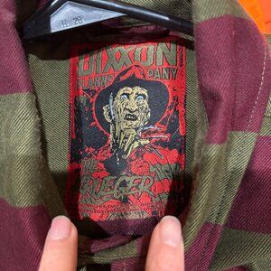 Dixxon THE KRUEGER Red/Green Stripped Flannel - Mens Size M